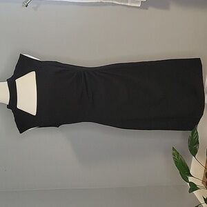 Tahari Arthur S. Levine Cocktail Dress Cut Out Detail Waist Shirring - Size 6